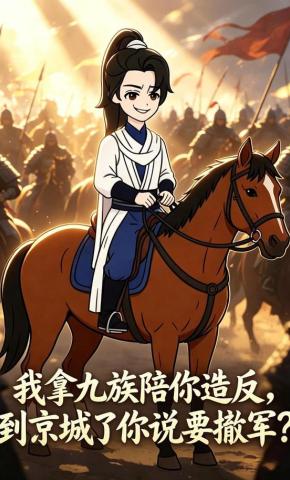 短剧《我拿九族陪你造反，到京城了你说要撤军?》海报