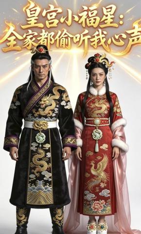 短剧《皇宫小福星：全家都偷听我心声》海报