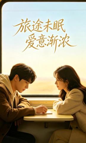 短剧《旅途未眠爱意渐浓》海报