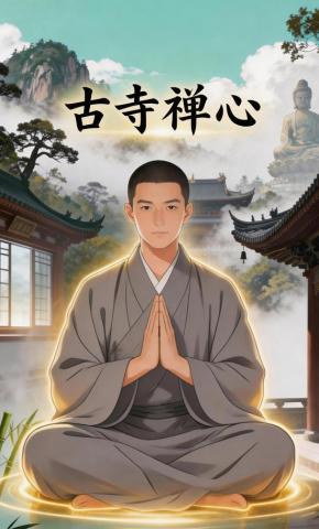 短剧《古寺禅心》海报