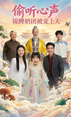 短剧《偷听心声！锦鲤奶团被宠上天》海报