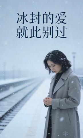 短剧《冰封的爱，就此别过》海报