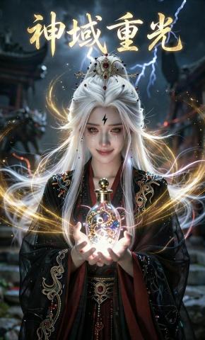 短剧《神域重光》海报