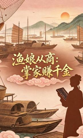 短剧《渔娘从商：掌家赚千金》海报