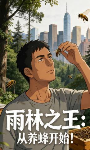 短剧《雨林之王：从养蜂开始！》海报