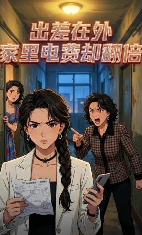 短剧《出差在外家里电费却翻倍》海报
