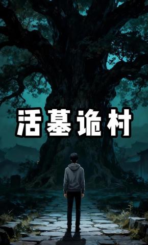 短剧《活墓诡村》海报