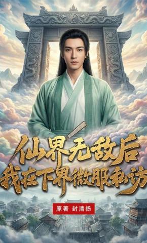 短剧《仙界无敌后，我在下界微服私访》海报