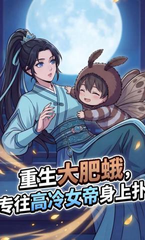 短剧《重生大飞蛾，专往高冷女帝身上扑》海报