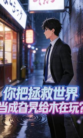 短剧《你把拯救世界当成旮旯给木在玩？》海报