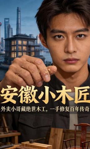短剧《安徽小木匠》海报