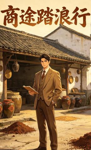 短剧《商途踏浪行》海报