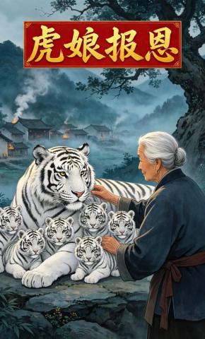 短剧《虎娘报恩》海报