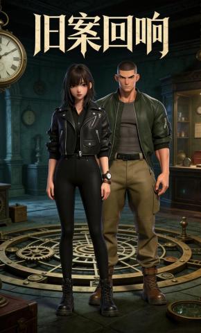 短剧《旧案回响》海报