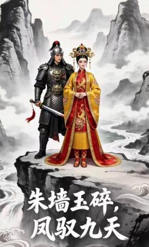 短剧《朱墙玉碎，凤驭九天》海报