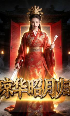 短剧《琼华昭月归》海报