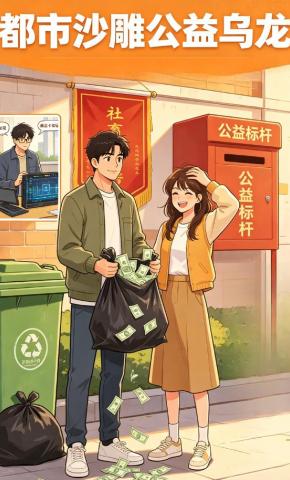 短剧《都市沙雕公益乌龙》海报