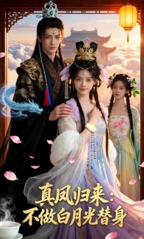 短剧《真凤归来：不做白月光替身》海报