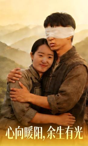 短剧《心向暖阳，余生有光》海报