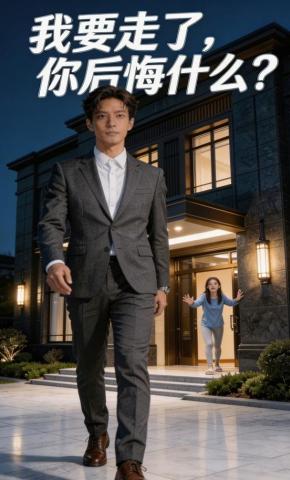 短剧《我要走了，你后悔什么？》海报