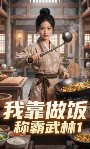短剧《我靠做饭称霸武林1》海报
