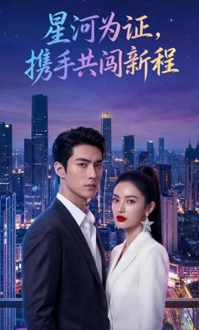 短剧《星河为证，携手共闯新程》海报