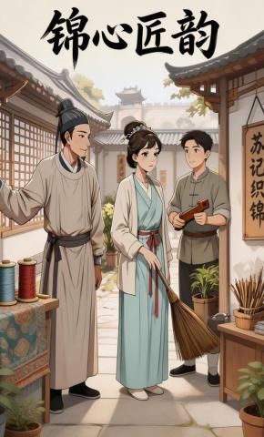 短剧《锦心匠韵》海报