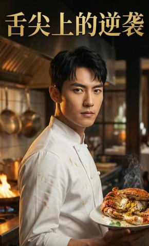 短剧《舌尖上的逆袭》海报