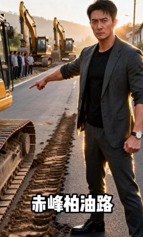 短剧《赤峰柏油路》海报