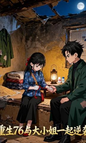短剧《重生76与大小姐一起逆袭》海报