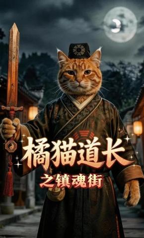 短剧《橘猫道长之镇魂街》海报