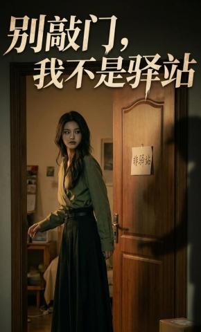 短剧《别敲门，我不是驿站》海报