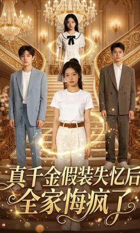 短剧《真千金假装失忆后全家悔疯了》海报