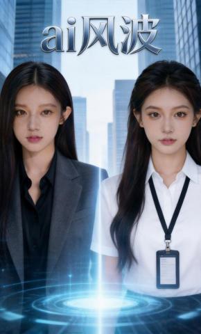 短剧《ai风波》海报