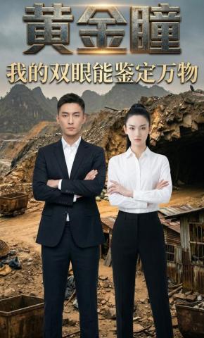 短剧《黄金瞳：我的双眼能鉴定万物》海报