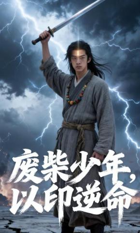 短剧《废柴少年，以印逆命》海报