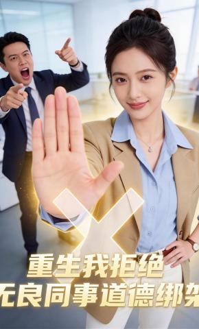 短剧《重生我拒绝无良同事道德绑架》海报