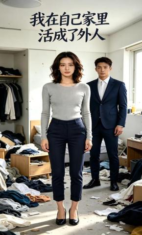 短剧《我在自己家里，活成了外人》海报