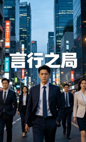短剧《言行之局》海报