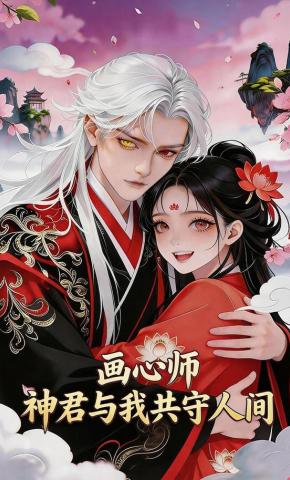 短剧《画心师：神君与我共守人间》海报