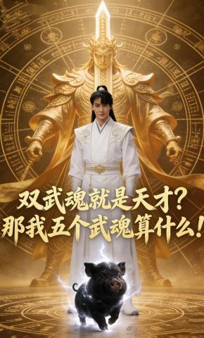 短剧《双武魂就是天才？那我五个武魂算什么！》海报