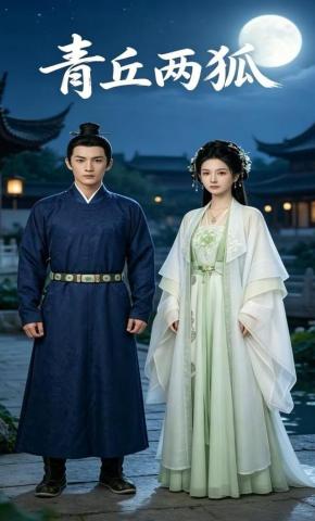 短剧《青丘两狐》海报