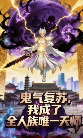 短剧《鬼气复苏，我成了全人族唯一天师》海报