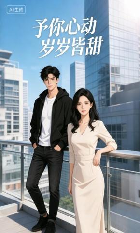 短剧《予你心动，岁岁皆甜》海报