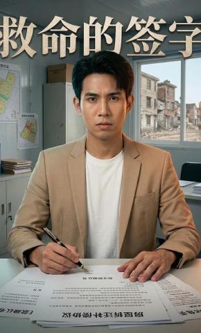 短剧《救命的签字》海报
