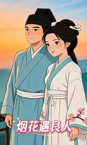 短剧《烟花遇良人》海报