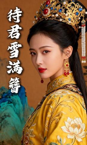 短剧《待君雪满簪》海报