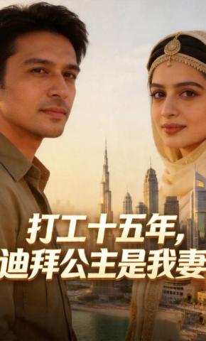 短剧《打工十五年，迪拜公主是我妻》海报