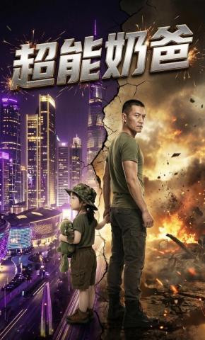 短剧《超能奶爸》海报