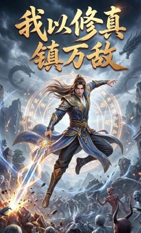 短剧《我以修真镇万敌》海报